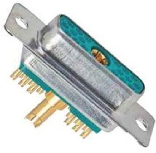 302W2CSXX60N40X, D-Sub Mixed Contact Connectors 2W2C F R/A 40A POWER M.BRKT 4-40 R.SPCR/CLIP