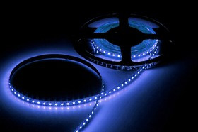 Лента светодиодная 12В, 1 штука=2,5см=3 светодиода, цвет голубой, мощность 9,6Вт/м, SMD3528, IP65; №14318B СДЛ\лента\ 12В\глб\ 9,6Вт/м\SMD35 Лента светодиодная 12В, 1 штука=2,5см=3 светодиода, цвет голубой, мощность 9,6Вт/м, SMD3528, IP65; №14318B СДЛ\лента\ 12В\глб\ 9,6Вт/м\SMD35