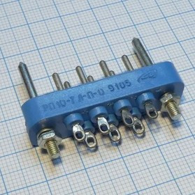 РП10-7 Л-П-О, вилка с наличием ловителей и покрытием контактов олово-висмутом Россия