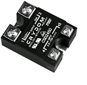 CSW2450, Solid State Relays - Industrial Mount PM IP00 SSR 280Vac 50A,3-32Vdc,ZC