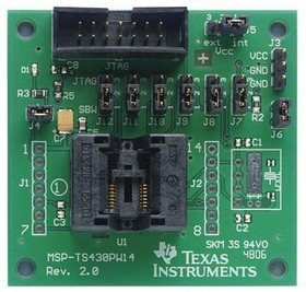 MSP-TS430PW14, MSP430 Microcontroller Socket Board