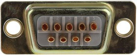 9 Way Panel Mount D-sub Connector Socket