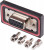 9 Way Panel Mount D-sub Connector Socket