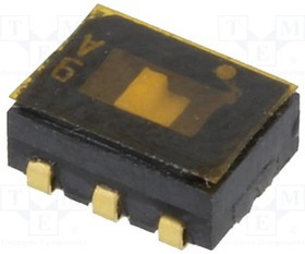 CAS-220A, Переключатель: движковый, Пол: 2, DPDT, 0,1A/6ВDC, ON-ON, -40-85°C