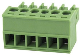 GSP002K-3.81-05P, клеммник шаг 3.81мм, 5 контактов (=15EDGK-3.81-05P)