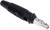 930058100, Black Male Banana Plug, 4 mm Connector, Screw Termination, 16A, 60V dc, Nickel Plating 930058100, Black Male Banana Plug, 4 mm Connector, Screw Termination, 16A, 60V dc, Nickel Plating
