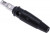 930058100, Black Male Banana Plug, 4 mm Connector, Screw Termination, 16A, 60V dc, Nickel Plating 930058100, Black Male Banana Plug, 4 mm Connector, Screw Termination, 16A, 60V dc, Nickel Plating