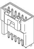 55487-1019, Headers & Wire Housings 2.0 WtB Header Assy ST 10Ckt 55487-1019, Headers & Wire Housings 2.0 WtB Header Assy ST 10Ckt