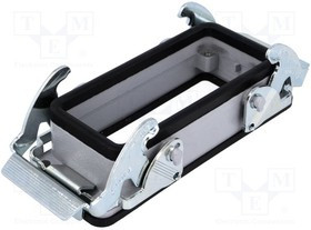 JCVP06L, Корпус: для разъемов HDC, JEI, размер 44.27, закрытая, IP65, PG16