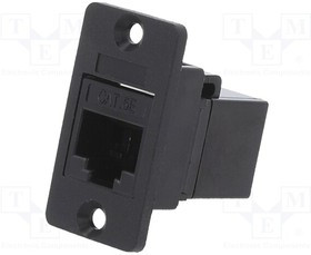 CP30620, Соединитель, SLIM, Кат: 5e, Конф: 8p8c, гнездо RJ45, с обеих сторон