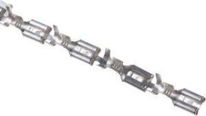 281197-2, FASTIN-FASTON .187 Uninsulated Female Spade Connector, Receptacle, 4.75 x 0.81mm Tab Size, 1mm² to