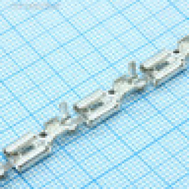 281197-2, FASTIN-FASTON .187 Uninsulated Female Spade Connector, Receptacle, 4.75 x 0.81mm Tab Size, 1mm² to