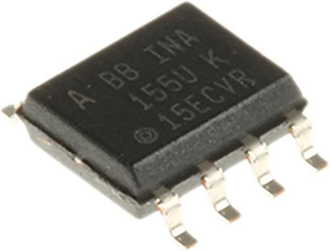 INA155UA, Микросхема операционный усилитель, 550кГц, 2,5-6В, SO8 INA155UA, Микросхема операционный усилитель, 550кГц, 2,5-6В, SO8
