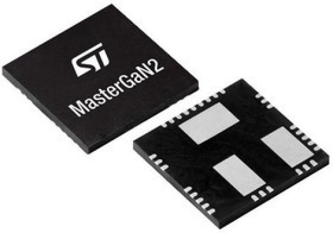 MASTERGAN2, Gate Driver, GaN HEMT, High Voltage, 15.5 A, 3.3 V to 15 V Input, QFN-31
