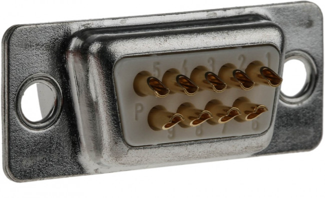 09670095615, Conn D-Subminiature PIN 9 POS Solder Cup ST Panel Mount 9 Terminal 1 Port