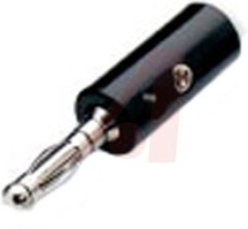 BU-00249-0, Test Plugs &amp; Test Jacks Black Set Screw Stackable Banana Plug