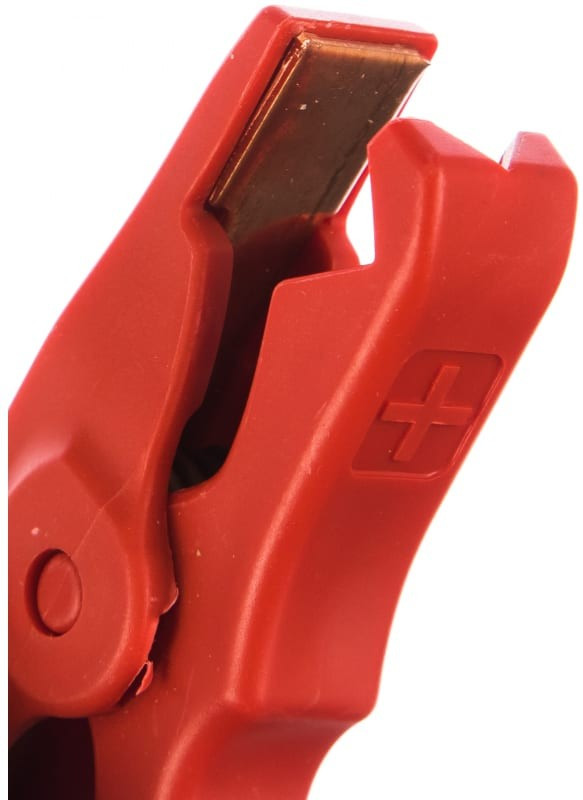 00000046, зажим Крокодил Т-21 красный 00000046, зажим Крокодил Т-21 красный