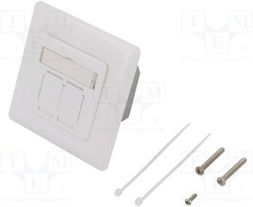 LOG-NP0024V, Гнездо, RJ45, Кат: 6, экранированный, двойное, Конф: 8p8c, IDC