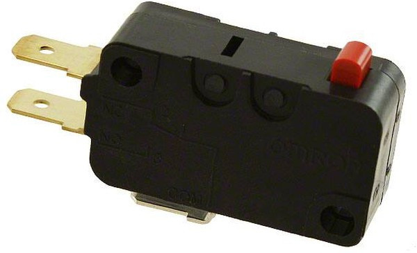 D3V-16-1C25-K, Switch Snap Action N.O./N.C. SPDT Pin Plunger 16A 250VAC 250VDC 372.85VA 1.96N Screw Mount Quick Connect