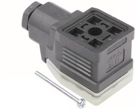 933029100 GDME 2011 black, GDME 2P+E DIN 43650 A, Female Solenoid Valve Connector, 400 V ac Voltage 933029100 GDME 2011 black, GDME 2P+E DIN 43650 A, Female Solenoid Valve Connector, 400 V ac Voltage
