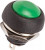 36-3053, Выключатель-кнопка 250V 1А (2с) OFF-(ON) Б/Фикс зеленая Micro (PBS-33В)