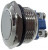 L-KLS7-PBS-014D, кнопка металл OFF-(ON) 250В 2А D=22мм винтовые клеммы