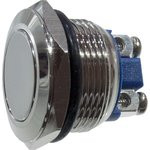 L-KLS7-PBS-014D, кнопка металл OFF-(ON) 250В 2А D=22мм винтовые клеммы