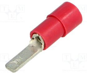 BM00152, Наконечник: плоская, 2,8мм, 0,25-1,5мм2, обжим, на провод, луженые