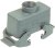 09300241431, Heavy Duty Power Connectors METAL HOOD HAN 24B 2 LVR LCKING