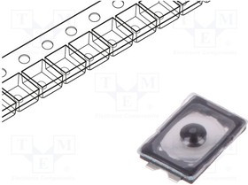 KXT321LHS, Микропереключатель TACT, SPST-NO, Пол: 2, 0,02A/15ВDC, SMT, нет KXT321LHS, Микропереключатель TACT, SPST-NO, Пол: 2, 0,02A/15ВDC, SMT, нет