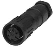 T3325-502, Circular DIN Connectors FEMALE CABLE CONNECTOR 4 WAY