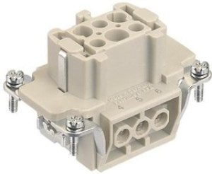09365062701, Heavy Duty Power Connectors Han 6E Ex fml screw terminal insert 09365062701, Heavy Duty Power Connectors Han 6E Ex fml screw terminal insert