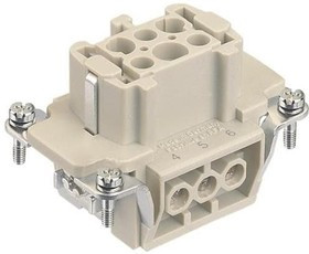 09365062701, Heavy Duty Power Connectors Han 6E Ex fml screw terminal insert