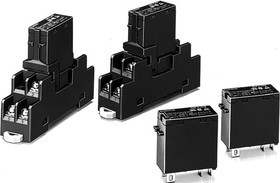 G3R-ODX02SN DC5-24, Твердотельное реле, 2 А, 24 В DC, DIN-рейка, Пайка, Произвольное Включение