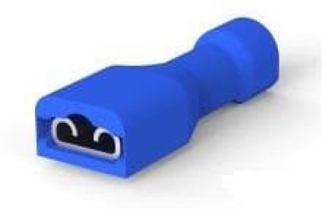 3-520404-2 (Cut Strip), Terminals 187 ULTRA-FAST PLUS Cut Strip of 100