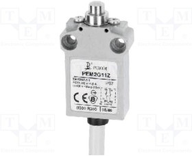 PEM2G11Z, Концевой выключатель, толкатель d8мм, NO + NC, 5А, макс.250ВAC