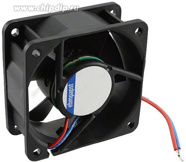 Вентилятор Ebmpapst 612NHH 12V 250mA 60x25 2pin Вентилятор Ebmpapst 612NHH 12V 250mA 60x25 2pin