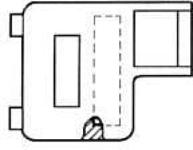 643182-1, STRAIN RELIEF ADAPTER, 2WAY, NYLON