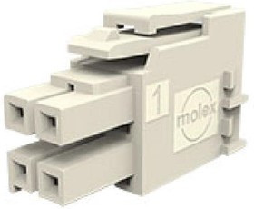 172258-4114, Headers &amp; Wire Housings ULTRA-FIT HSG Dual 14Ckt White