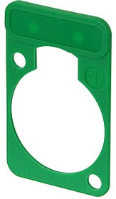 Neutrik DSS-WHITE белая подложка под панельные разъемы XLR D-типа, для нанесения маркировки