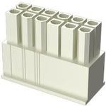 10127815-14LF, Minitek® Pwr4.2, Wire to Board Connector Receptacle Housing, Dual row, 14 positions, Glow Wire Compatible 10127815-14LF, Minitek® Pwr4.2, Wire to Board Connector Receptacle Housing, Dual row, 14 positions, Glow Wire Compatible