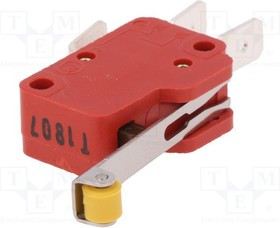 1006.1511, Микропереключатель SNAP ACTION с рычагом (с роликом) SPDT