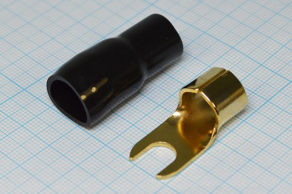 Клемма"U" d 7,5, 35,0S Au, черная