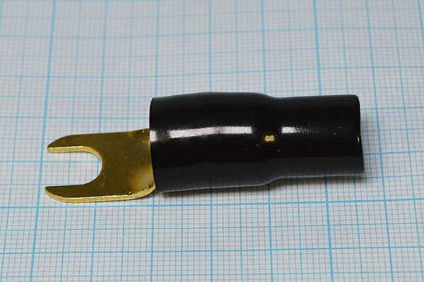 Клемма"U" d 7,5, 35,0S Au, черная