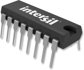 ICL3232CPZ, Интерфейс, transceiver, RS232,full duplex, 250кбит/с, DIP16