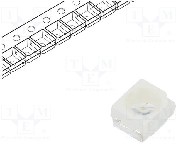 RF-BNRA30TS-CE, LED; SMD; 3528,PLCC2; blue; 200?650mcd; 3.5x2.8x1.8mm; 120°; 20mA