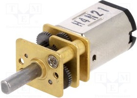 POLOLU-3045, Двигатель: DC, с редуктором, HPCB 12V, 12ВDC, 750мА, Ось: D профиль