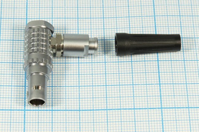 Штекер LEMO на пять контактов, угловой; 13313 шт LEMO\5P\каб\угл\ d7\FHG-0B-305CLAD\ Штекер LEMO на пять контактов, угловой; 13313 шт LEMO\5P\каб\угл\ d7\FHG-0B-305CLAD\