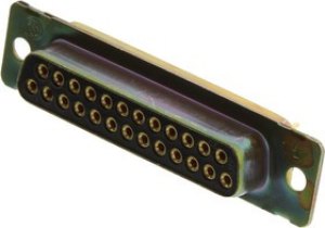 443976-3, Разъем D Sub, Standard, Гнездо, AMPLIMITE 109 Series, 25 контакт(-ов), DB, Пайка