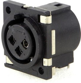 PQG3FRA112, XLR Connectors 3P QG PCB RECEPTACLE